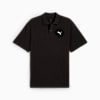 Polo con cuello piqué WARDROBE Essentials para hombre, PUMA Black, small-PER