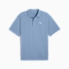 Polo con cuello piqué WARDROBE Essentials para hombre, Cool Blue, small-PER