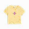 Polo crop WARDROBE Essentials FLORAL PACK para mujer, Sunny Yellow, small-PER