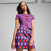 Polo crop WARDROBE Essentials FLORAL PACK para mujer, Wild Berry, small-PER