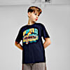 Polo para juniors Graphics III, New Navy, small-PER