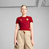 Polo crop top para juniors PUMA x HARRY POTTER™, Dark Crimson, small-PER