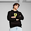 Polera con capucha Scuderia Ferrari Race Big Shield para hombre, PUMA Black, small-PER