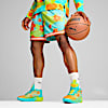 Shorts PUMA HOOPS x SCOOBY DOO para hombre, Aquatic-Lime Smash-AOP, small-PER