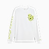 Polera de basketball Hoops x LAFRANCÉ Green LS para hombre, PUMA White, small-PER