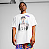 Polo de basketball Melo Alien Skins I para hombre, PUMA White, small-PER