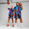 Shorts de basketball Melo Phoenix para hombre, Blue Crystal-AOP, small-PER