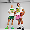 Shorts reversible PUMA HOOPS x TORTUGAS NINJA para hombre, Vine-Ultra Violet-Fast Pink, small-PER