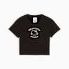 Polo crop PUMA x HELLO KITTY para mujer, PUMA Black, small-PER