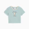Polo crop PUMA x HELLO KITTY para mujer, Modern Mint, small-PER