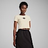 Polo crop PUMA x HELLO KITTY para mujer, Alpine Snow, small-PER