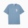 Polo oversize Graphic Card Play para hombre, Cool Blue, small-PER