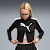 Casaca crop top FUTURE.PUMA.ARCHIVE T7 para mujer, PUMA Black-PUMA White, small-PER