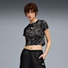 Crop top estampado DARE TO para mujer, PUMA Black, small-PER