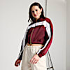 Casaca crop holgada para mujer, Ruby Shimmer, small-PER