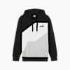 Polera con capucha PUMA POWER Colorblock para hombre, PUMA Black, small-PER
