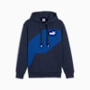 Polera con capucha PUMA POWER Colorblock para hombre, Club Navy, small-PER