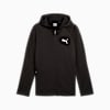 Polera con capucha y cierre EVOSTRIPE para hombre, PUMA Black, small-PER