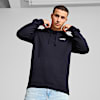 Polera con capucha Essentials Small No. 1 Logo para hombre, New Navy, small-PER