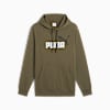 Polera con capucha Essentials+ 2 Colour Logo para hombre, Loden Green, small-PER