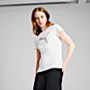 Polo Essentials+ Metallic para mujer, PUMA White-Metallic gold, small-PER