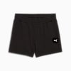 Shorts de tiro medio ESS ELEVATED para mujer, PUMA Black, small-PER