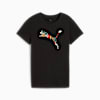 Polo Graphics Floral Cat Logo para mujer, PUMA Black, small-PER