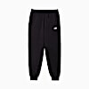 Pantalón jogger Wardrobe Ess Suede Crew FL para hombre, PUMA Black, small-PER