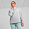 Polera Ess Elevated Half Zip FL para mujer, Light Gray Heather, small-PER