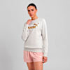 Polera ESS Metallic para mujer, Alpine Snow-Metallic Gold, small-PER