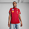 Polo con cuello piqué Scuderia Ferrari 2025 Team para hombre, Dark Cherry, small-PER