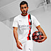 Camiseta AC Milan para hombre, PUMA White-Feather Gray, small-PER