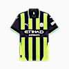 Camiseta Manchester City visitante réplica para hombre, New Navy-Yellow Glow, small-PER