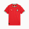Camiseta para juniors local Portugal 2025, Sport Red-Sugared Almond, small-PER