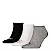 Medias tobilleras, pack de 3 pares, grey/white/black, small-PER