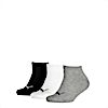 Medias para juniors invisibles PUMA, pack de 3 pares, grey/white/black, small-PER