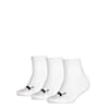 Medias Quarter para niños, pack de 3 pares, white, small-PER