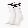 Medias Crew Heritage Stripe, pack de 2 pares unisex, white, small-PER