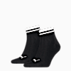 Medias tobilleras Puma Heritage, pack de 2 pares unisex, black, small-PER