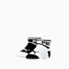 Medias para bebés Lifestyle con distintivo, pack de 2 pares, black / white, small-PER