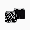 Boxers para juniors estampado PUMA, pack de 2 unidades, black, small-PER