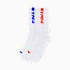 Medias PUMA, pack de 2 pares para mujer, white / blue / red, small-PER