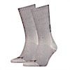 Medias Comfort, pack de 2 pares unisex, grey combo, small-PER