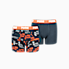 Boxers con logo para niños, pack de 2 unidades, blue / red, small-PER
