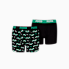 Boxers Boys para juniors Printed, pack de 2 unidades, green / black, small-PER