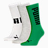 Medias BIG LOGO CREW, pack de 3 pares unisex, green combo, small-PER