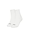 Medias cortas PUMA Heart, pack de 2 pares para mujer, white / black, small-PER