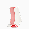 Medias Puma Rib, pack de 2 pares para mujer, white / pink, small-PER