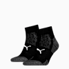 Medias PUMA SPORT CUSHIONED, pack de 2 pares unisex, Black, small-PER