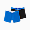 Boxer PUMA embossed logo, pack de 2 para hombre, blue / black, small-PER